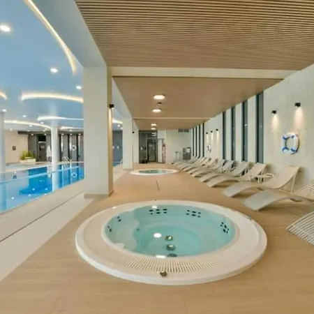 Polanki Aqua Apartamenty Nielimitowany Dostep Do Basenow Parking Free Kolobrzeg Exterior photo